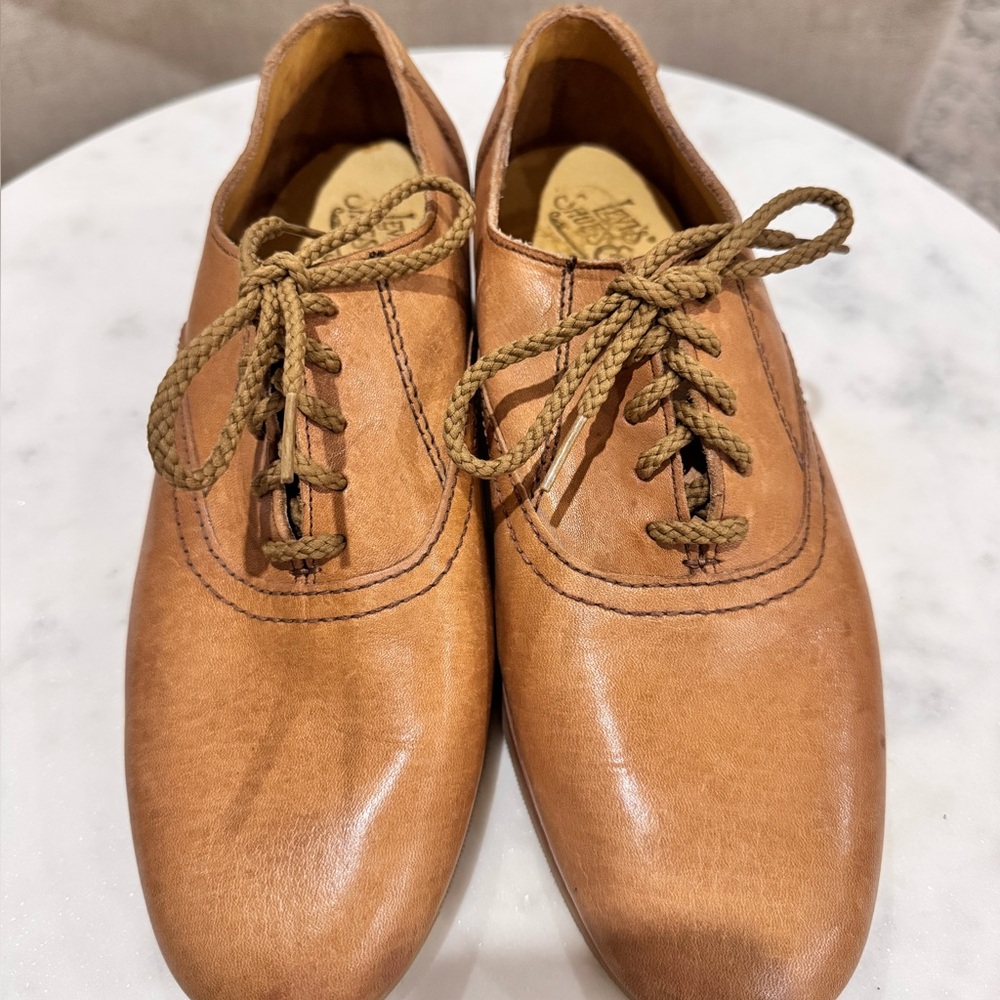 Levi's Tan Leather Men's Oxfords